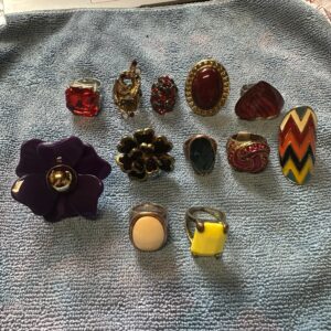 12 Costume Rings