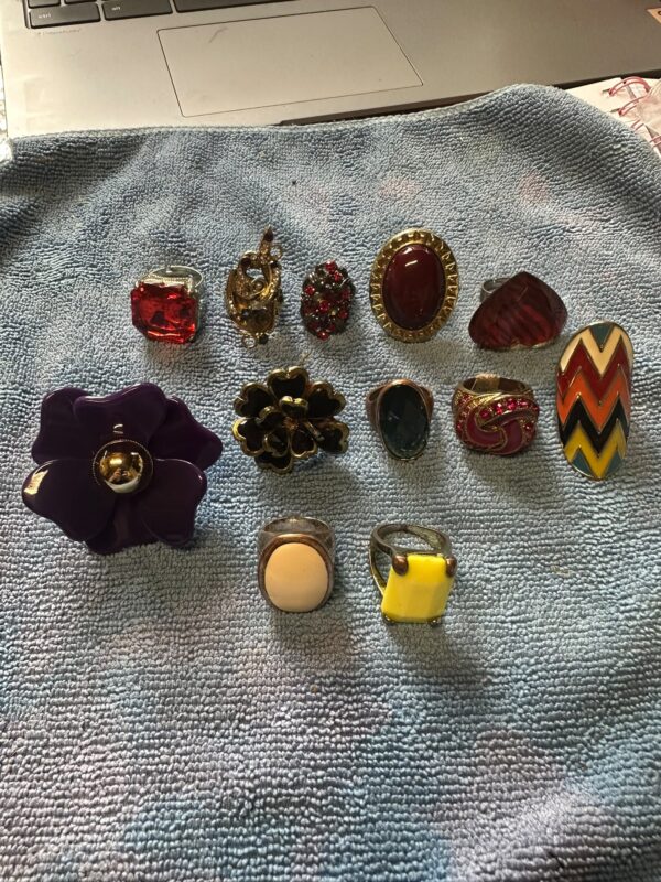 12 Costume Rings