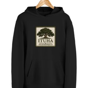 Unisex Hoddie Sweatshirt (IL on Black)