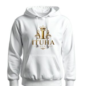 Unisex Hoddie Sweatshirt (IG on White)
