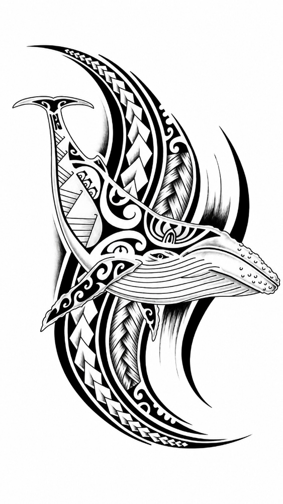 Polynesian Tribal Humpback Whale