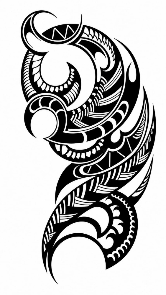 Polynesian Tribal Arm Sleeve