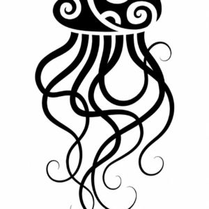 Tribal Jellyfish Vector